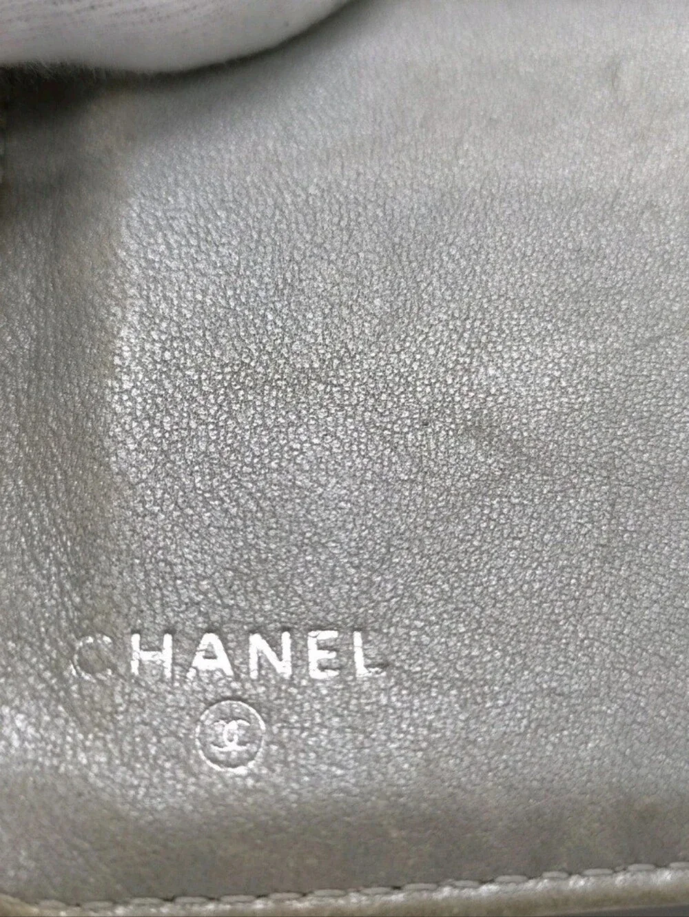 Authentic CHANEL Black  Leather Wallet/Clutch